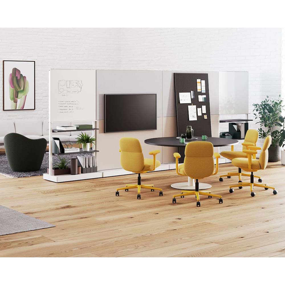 ASARI Chair ミドルバック ハイトアジャストメントアーム 硬床/カーペット用キャスター / Herman Miller（ハーマンミラー） / 高機能チェア / HER10033_dt_11.jpg