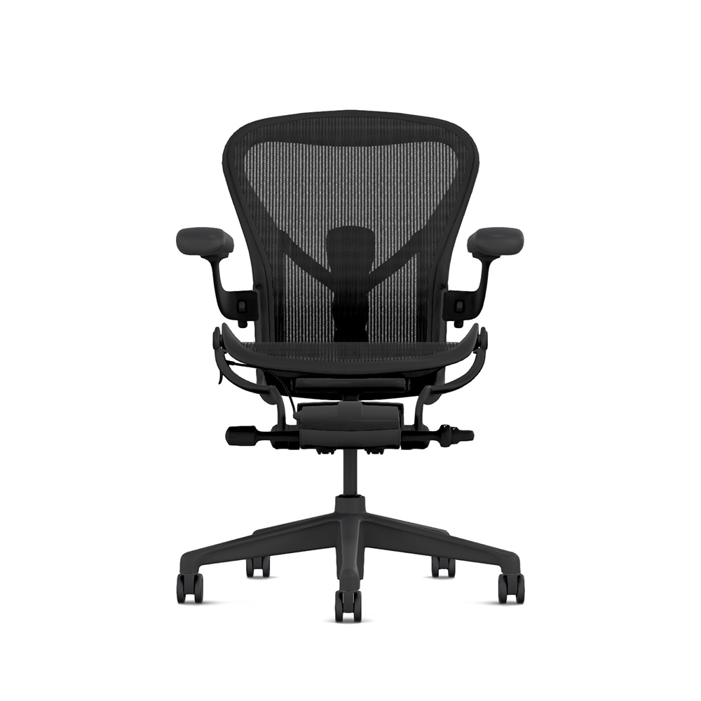 Aeron Chair Remastered B(Medium) 硬床/カーペット用キャスター / Herman Miller（ハーマンミラー） / 高機能チェア / HER10035_dt_01.jpg