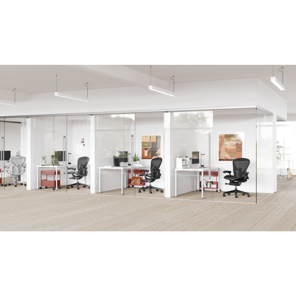 Aeron Chair Remastered B(Medium) 硬床/カーペット用キャスター / Herman Miller（ハーマンミラー） / 高機能チェア / HER10035_dt_12.jpg