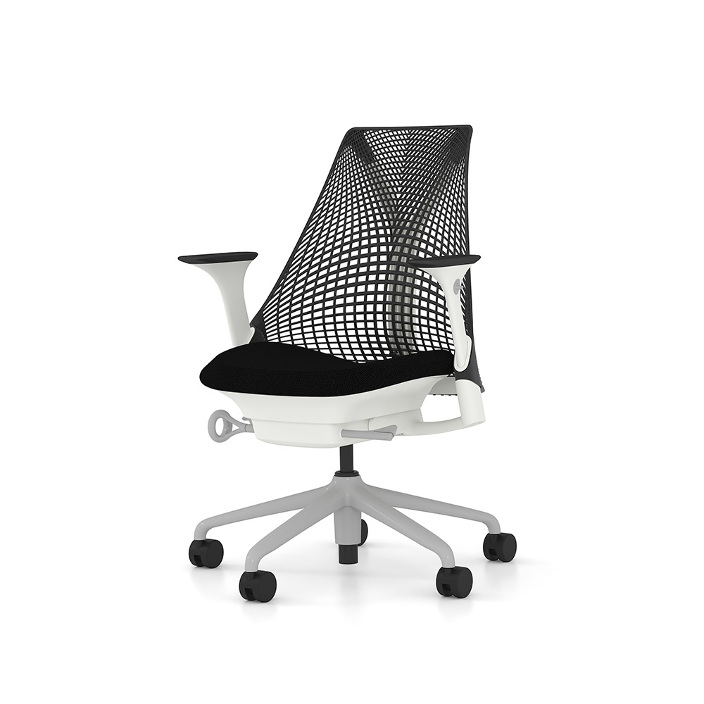 SAYL Chair White カーペット用キャスター 機能制限モデル / Herman Miller（ハーマンミラー） / 高機能チェア / HER90024BLK_ma.jpg