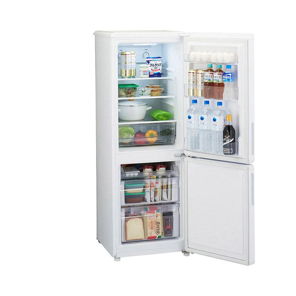 Haier 173L 2ドア冷凍冷蔵庫 JR-NF173D-W ホワイト (右開き)