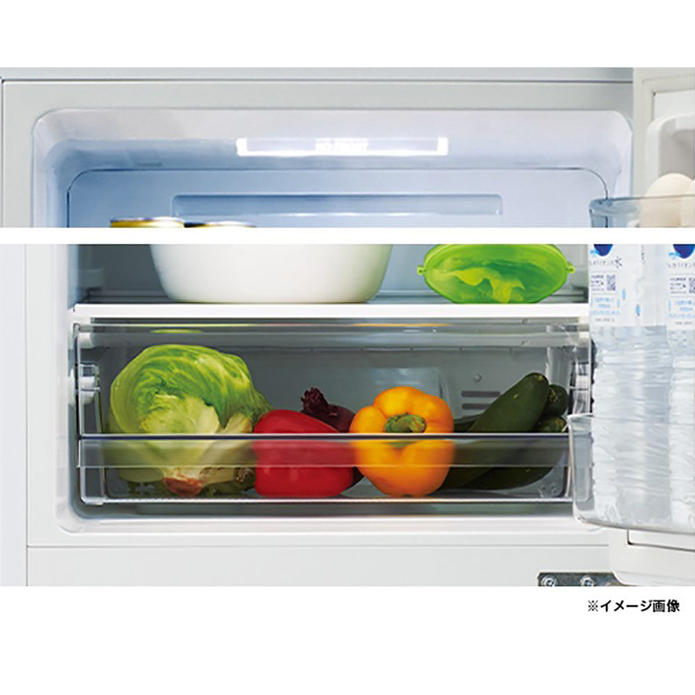 Haier 173L 2ドア冷凍冷蔵庫 JR-NF173D-W ホワイト (右開き)