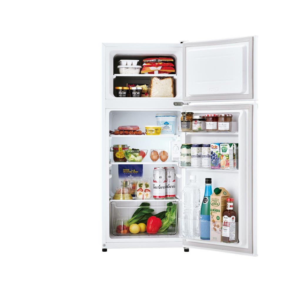 Haier Haier 120L 2ドア 冷凍冷蔵庫 JR-12A-W ホワイト (右開き Haier Haier 120L 2ドア 冷凍冷蔵庫 JR-12A-W ホワイト (右開き