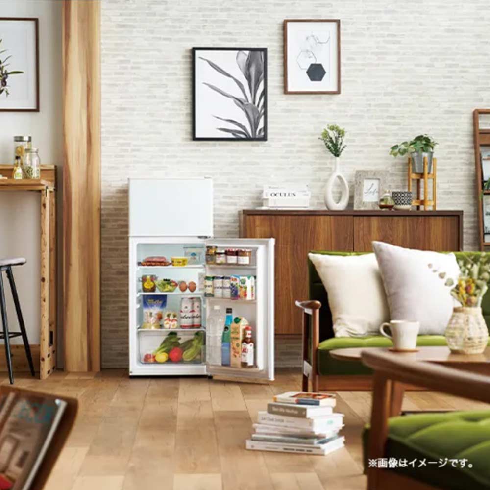 Haier Haier 120L 2ドア 冷凍冷蔵庫 JR-12A-W ホワイト (右開き Haier Haier 120L 2ドア 冷凍冷蔵庫 JR-12A-W ホワイト (右開き