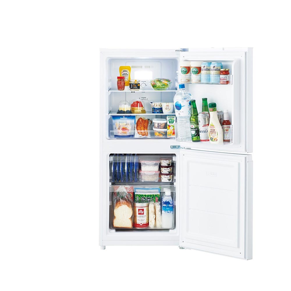 Haier Haier 121L 2ドア 冷凍冷蔵庫 JR-NF121C-W ホワイト (右 Haier Haier 121L 2ドア 冷凍冷蔵庫 JR-NF121C-W ホワイト (右