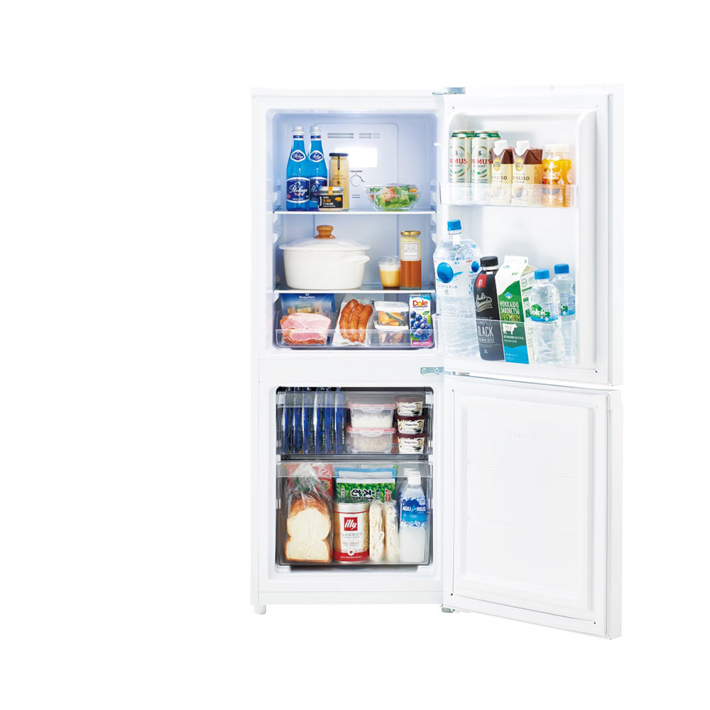 Haier Haier 140L 2ドア 冷凍冷蔵庫 JR-NF140P-W ホワイト (右 Haier Haier 140L 2ドア 冷凍冷蔵庫 JR-NF140P-W ホワイト (右