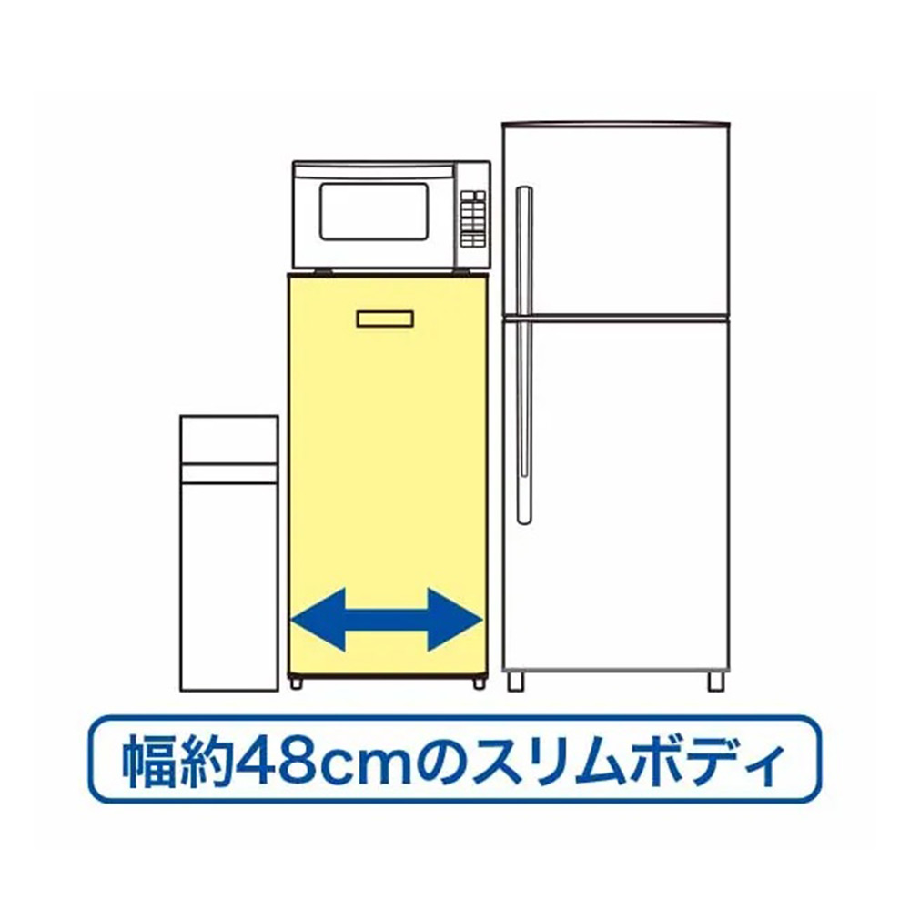 Haier 60L 1ドア冷凍庫 JF-U6A-W (右開き) / Haier（ハイアール） / 冷蔵庫・冷凍庫 / HIR10046_dt_07.jpg