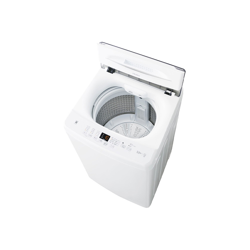 【台数限定50%OFF】Haier 全自動洗濯機 5.5kg JW-U55B-W ホワイト / Haier（ハイアール） / 洗濯機 / HIR30004_dt_02.jpg