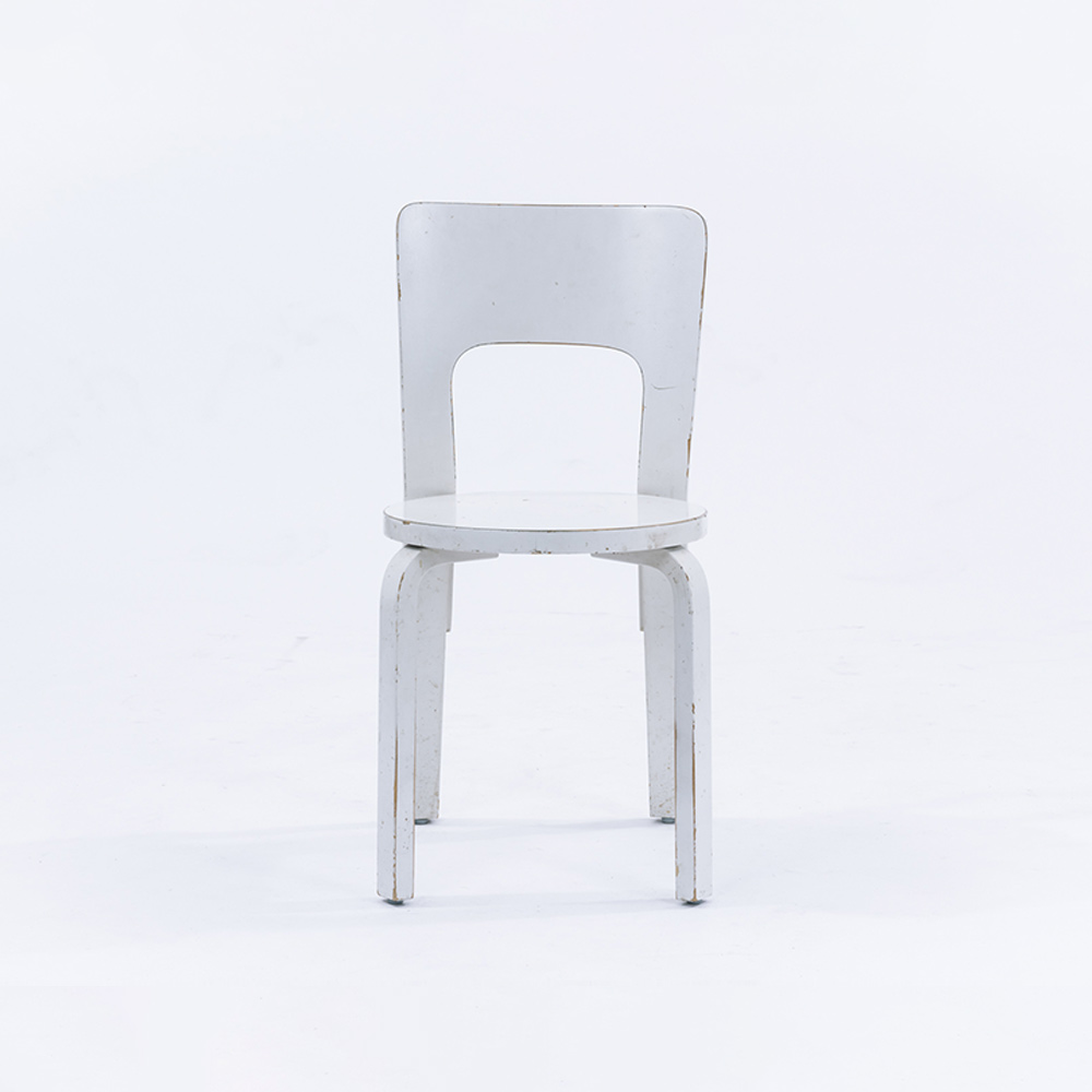 haluta Alvar Aalto｜No.66 chair white paint ｜Artek