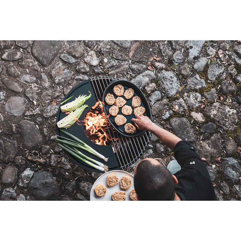 hoefats BOWL 57 Plancha Half ボウル専用鋳鉄プレート(ハーフ1枚) / hoefats（ホーファッツ） / キャンプ用品 / HOE10026_dt_03.jpg