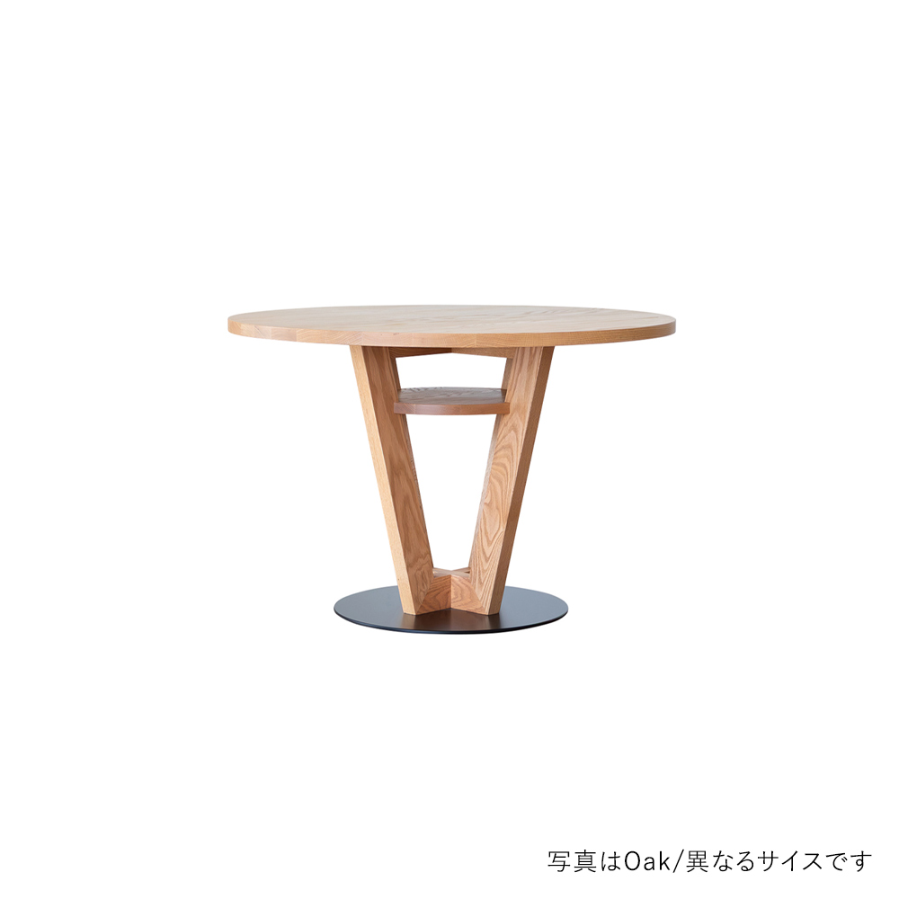 LIBERIA PLUS 126 Circle Dining Table HIRASHIMA / HIRASHIMA（ヒラシマ） / ダイニングテーブル / HSM10011DBR_ma.jpg