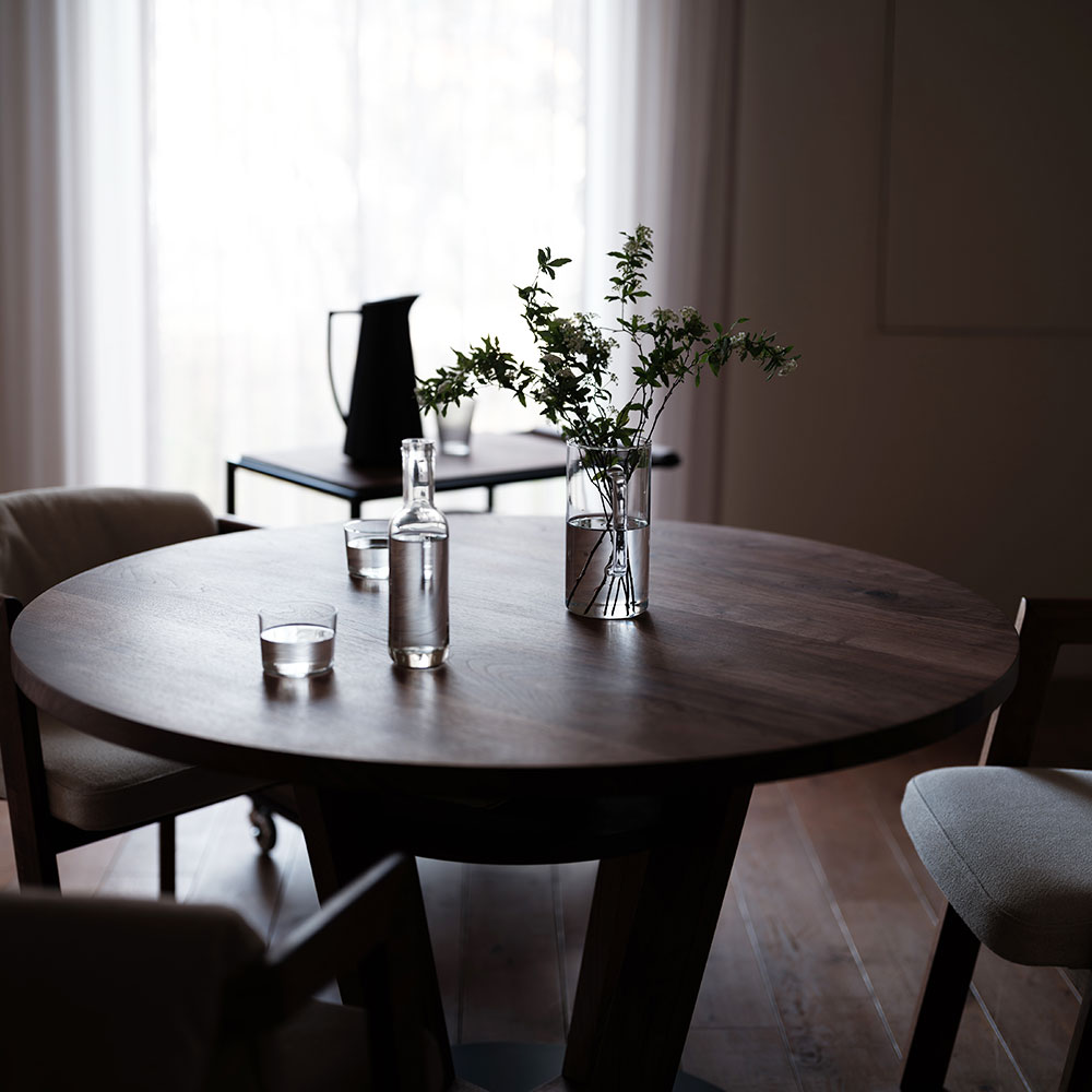 LIBERIA PLUS 126 Circle Dining Table HIRASHIMA / HIRASHIMA（ヒラシマ） / ダイニングテーブル / HSM10011_dt_07.jpg