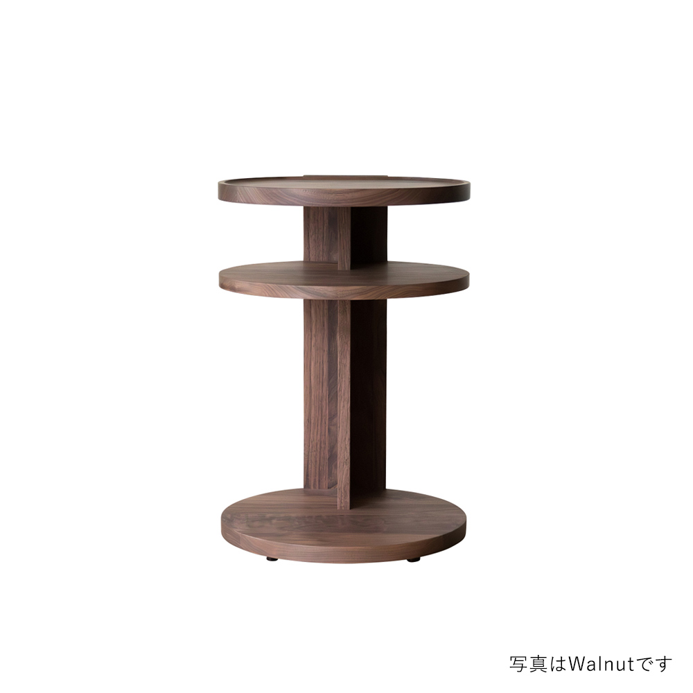 CARAMELLA Circle Side Table 039 HIRASHIMA / HIRASHIMA（ヒラシマ） / サイドテーブル・ナイトテーブル / HSM10028MBR_ma.jpg