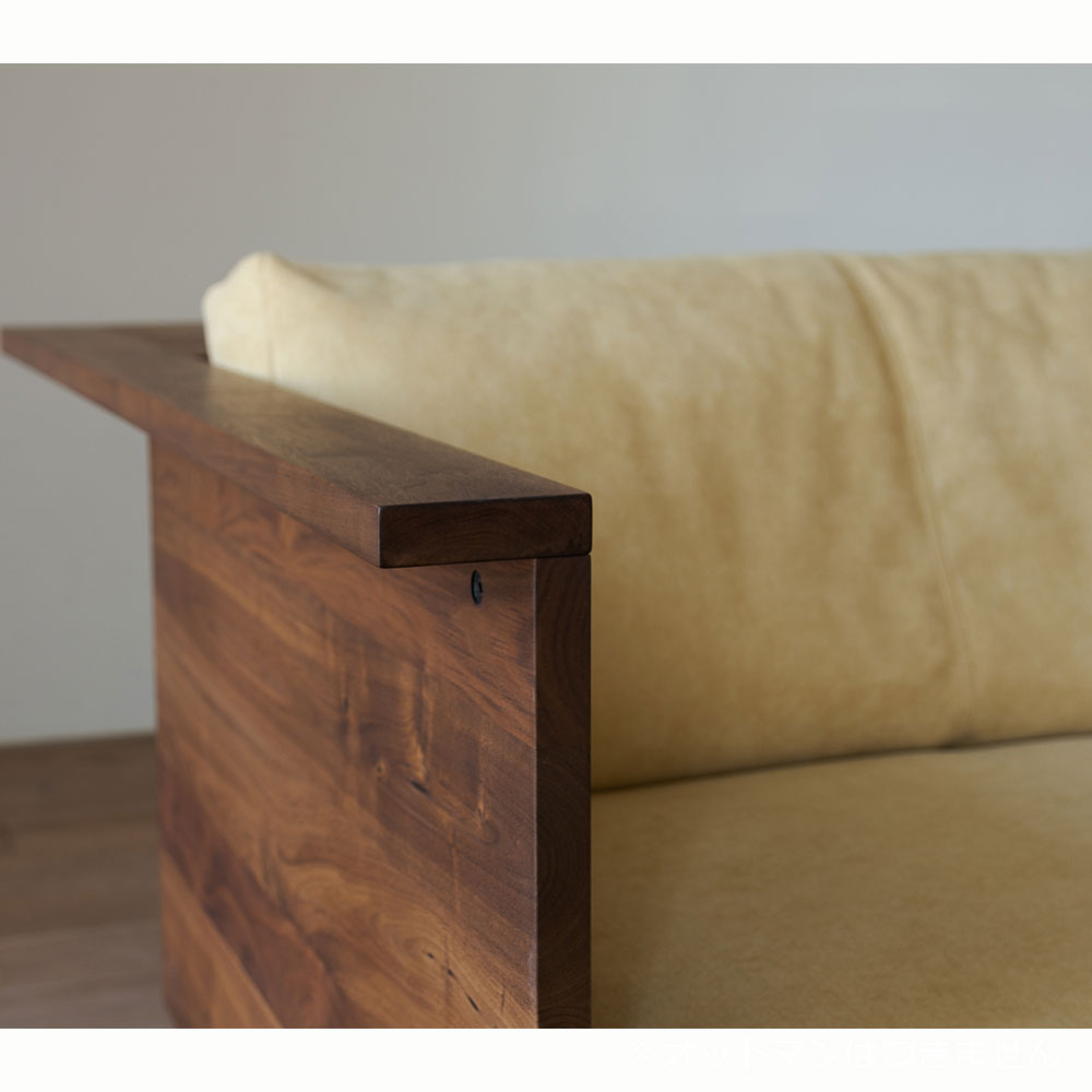 CARAMELLA Counter Sofa 168 Walnut Rico HIRASHIMA / HIRASHIMA（ヒラシマ） / 2人掛けソファ / HSM10044_dt_03.jpg