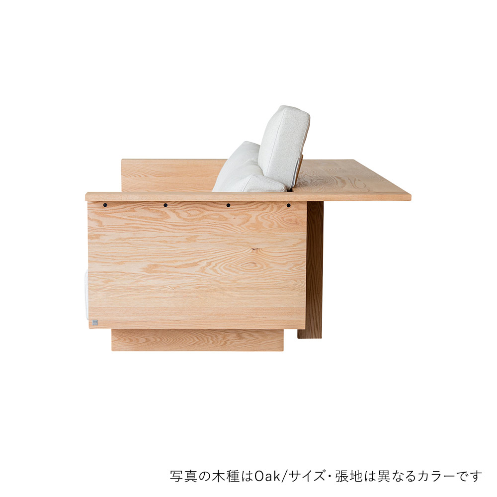 CARAMELLA Counter Sofa 189 Walnut Rico HIRASHIMA / HIRASHIMA（ヒラシマ） / 2人掛けソファ / HSM10045BLK_ma.jpg