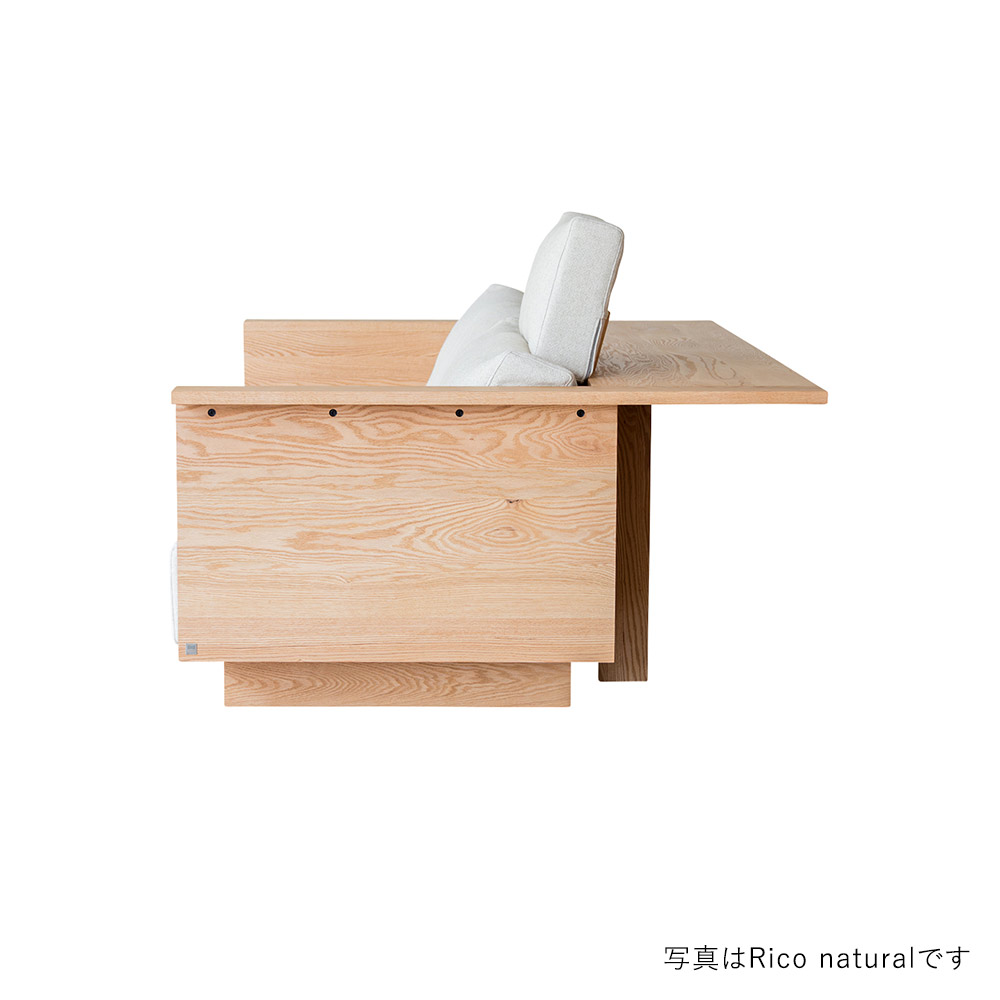 CARAMELLA Counter Sofa 168 Oak Rico HIRASHIMA / HIRASHIMA（ヒラシマ） / 2人掛けソファ / HSM10049DBR_ma.jpg