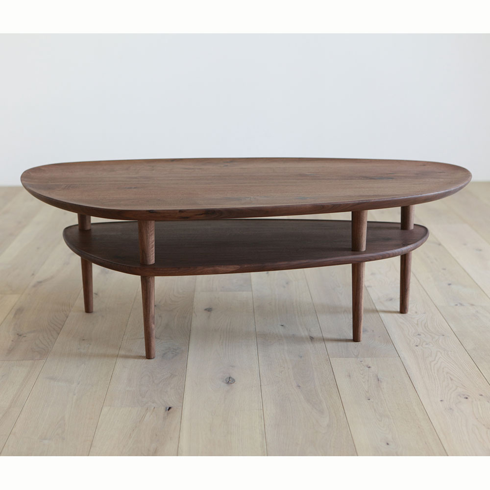 BORDO Clam Table HIRASHIMA / HIRASHIMA（ヒラシマ） / リビングテーブル・ローテーブル・座卓 / HSM10052DBR_ma.jpg