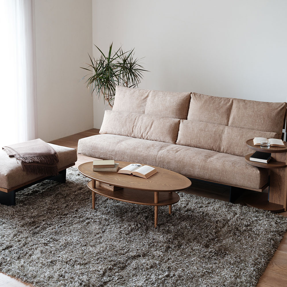 BORDO Oval Table 120 HIRASHIMA / HIRASHIMA（ヒラシマ） / リビングテーブル・ローテーブル・座卓 / HSM10054_dt_14.jpg