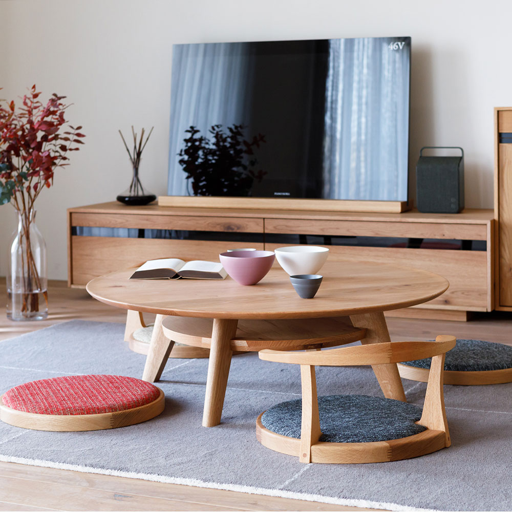 AGILE Zataku Circle 105 HIRASHIMA / HIRASHIMA（ヒラシマ） / リビングテーブル・ローテーブル・座卓 / HSM10063_dt_03.jpg