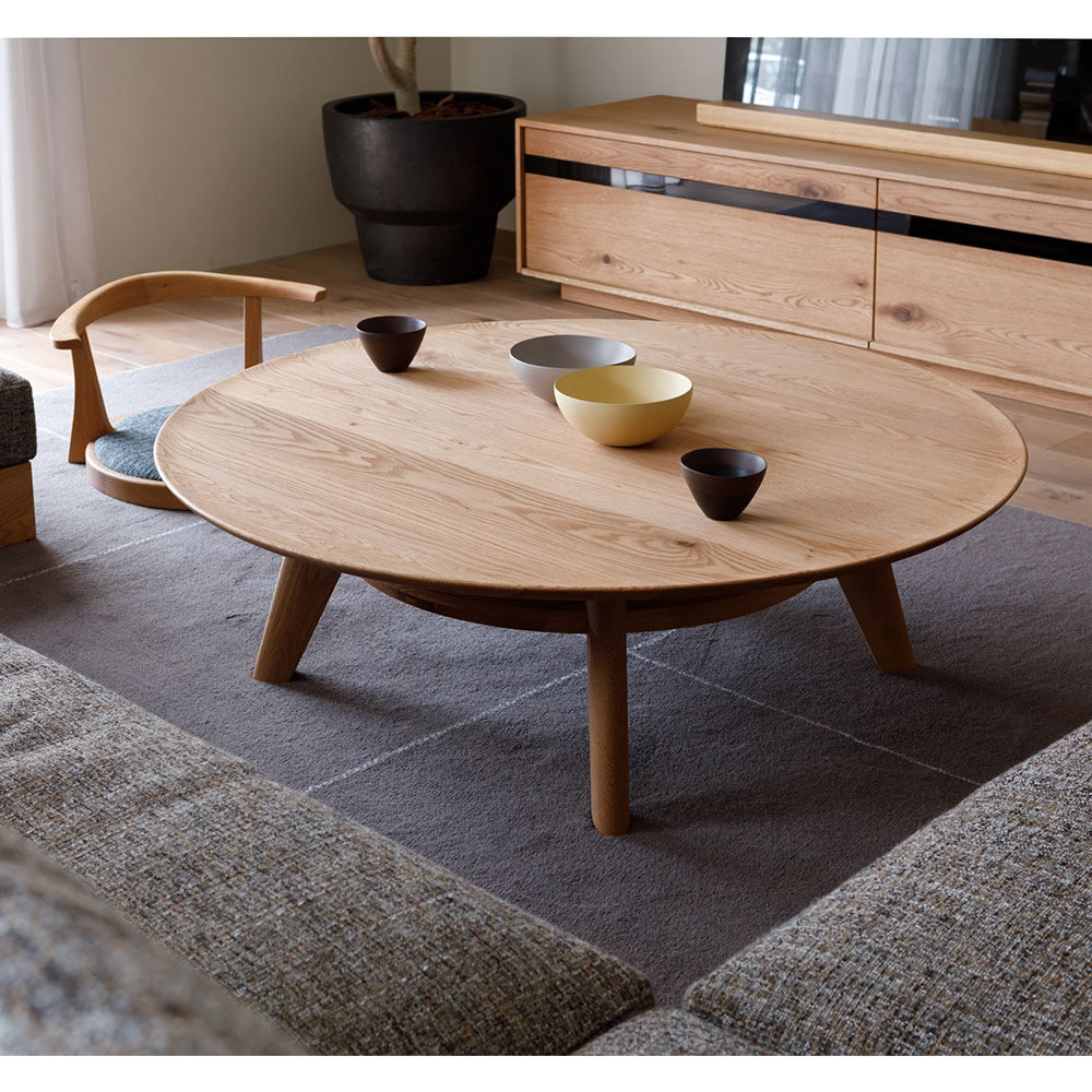 AGILE Zataku Circle 105 HIRASHIMA / HIRASHIMA（ヒラシマ） / リビングテーブル・ローテーブル・座卓 / HSM10063_dt_04.jpg