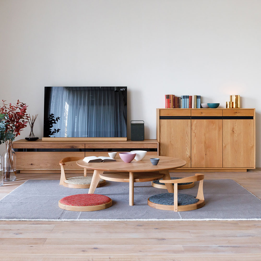 AGILE Zataku Circle 105 HIRASHIMA / HIRASHIMA（ヒラシマ） / リビングテーブル・ローテーブル・座卓 / HSM10063_dt_06.jpg