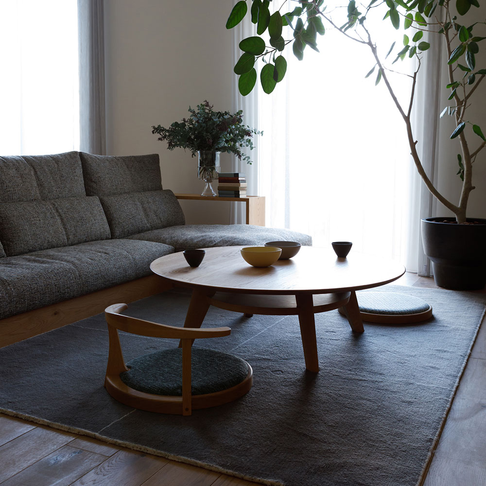 AGILE Zataku Circle 119 HIRASHIMA / HIRASHIMA（ヒラシマ） / リビングテーブル・ローテーブル・座卓 / HSM10064_dt_05.jpg