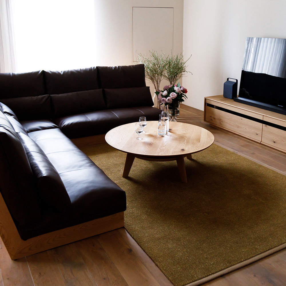 AGILE Zataku Circle 133 HIRASHIMA / HIRASHIMA（ヒラシマ） / リビングテーブル・ローテーブル・座卓 / HSM10065_dt_02.jpg