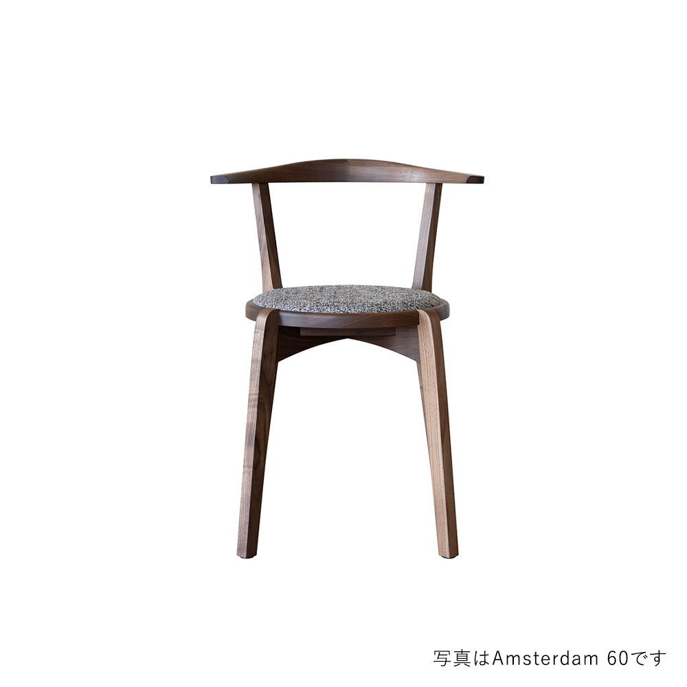 AGILE Side Chair Upholstery Walnut Amsterdam HIRASHIMA / HIRASHIMA（ヒラシマ） / ダイニングチェア / HSM10073DBR_ma.jpg