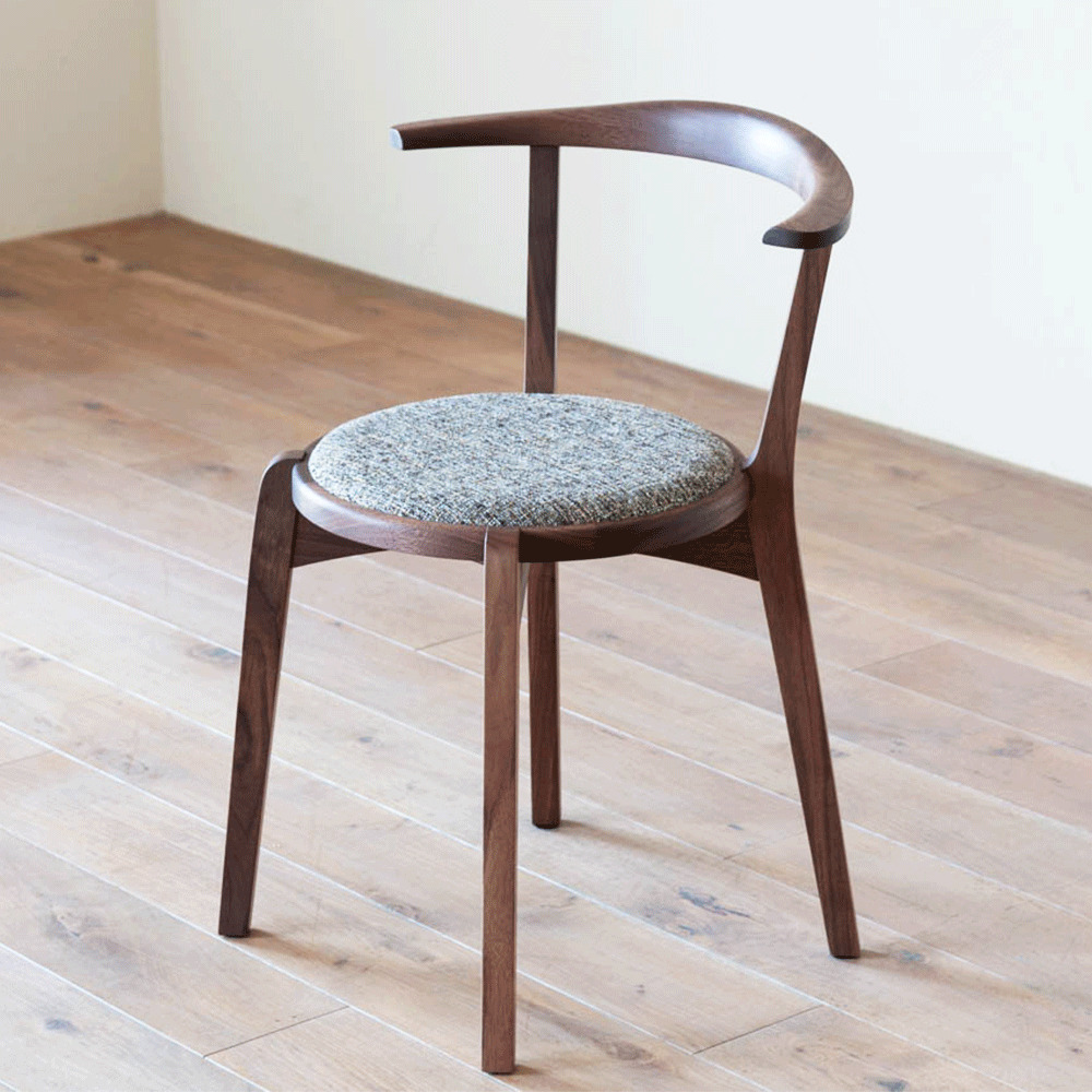 AGILE Side Chair Upholstery Walnut Amsterdam HIRASHIMA / HIRASHIMA（ヒラシマ） / ダイニングチェア / HSM10073_dt_05.jpg
