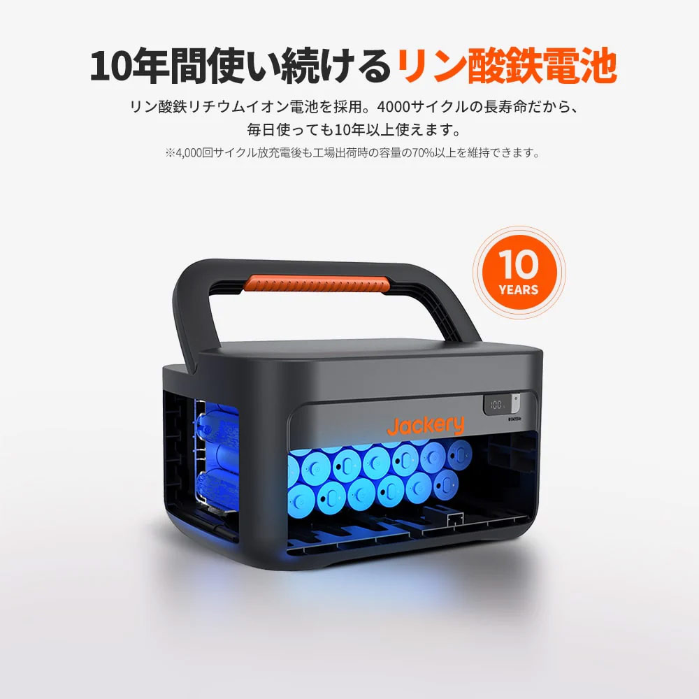 Jackery Battery Pack 1000 Plus / Jackery（ジャクリ） / モバイルバッテリー・ポータブル電源 / JCR10001_dt_02.jpg