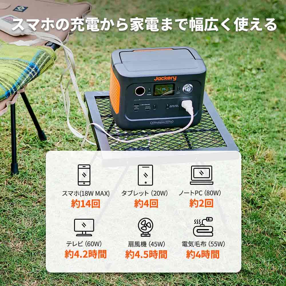 Jackery ポータブル電源 300 Plus / Jackery（ジャクリ） / モバイルバッテリー・ポータブル電源 / JCR10003_dt_11.jpg