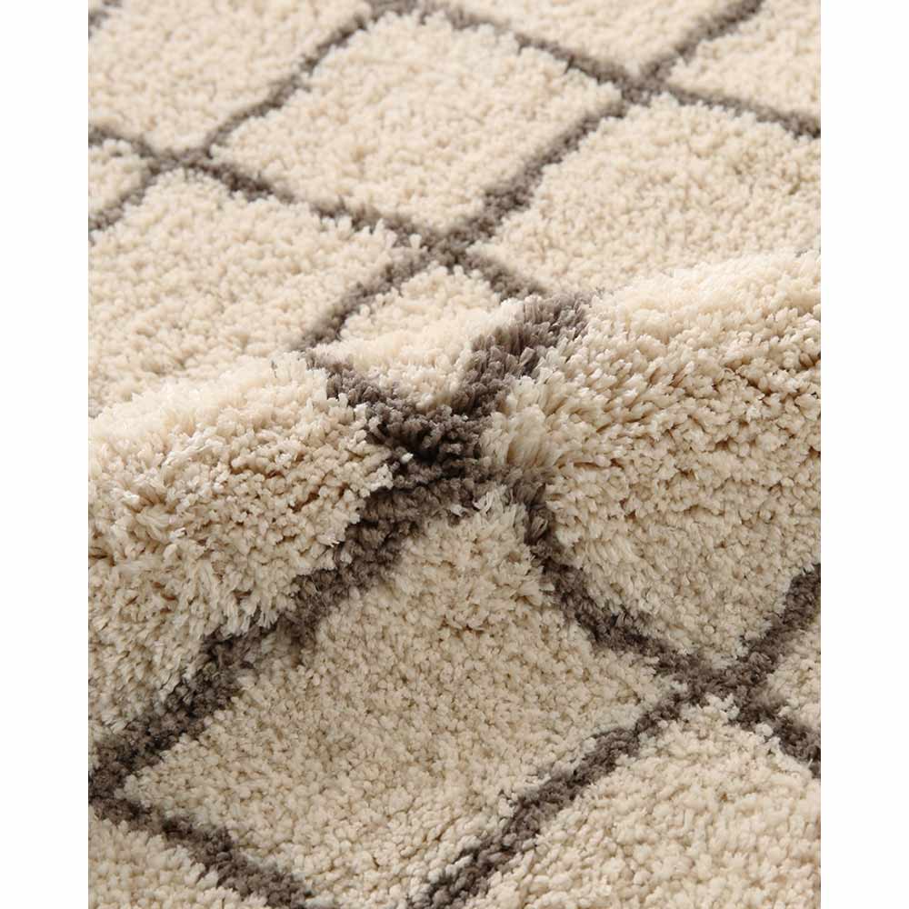 GRID RUG 140×200 / JOURNAL STANDARD FURNITURE（ジャーナルスタンダードファニチャー） / ラグ・カーペット・絨毯 / col_JSF10261BEG.jpg