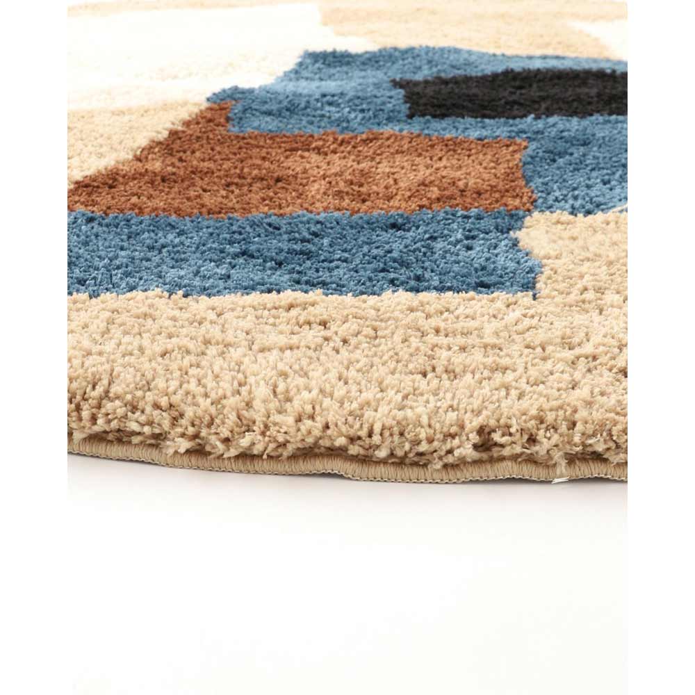 GEOMETRIC RUG ROUND φ140 / JOURNAL STANDARD FURNITURE（ジャーナルスタンダードファニチャー） / ラグ・カーペット・絨毯 / JSF10276_dt_03.jpg