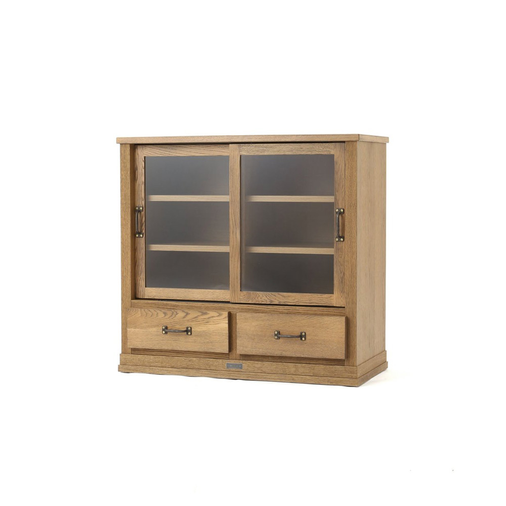 Elverson Glass Cabinet S with Drawers / JOURNAL STANDARD FURNITURE（ジャーナルスタンダードファニチャー） / キャビネット・チェスト・サイドボード / JSF10314LBR_ma.jpg