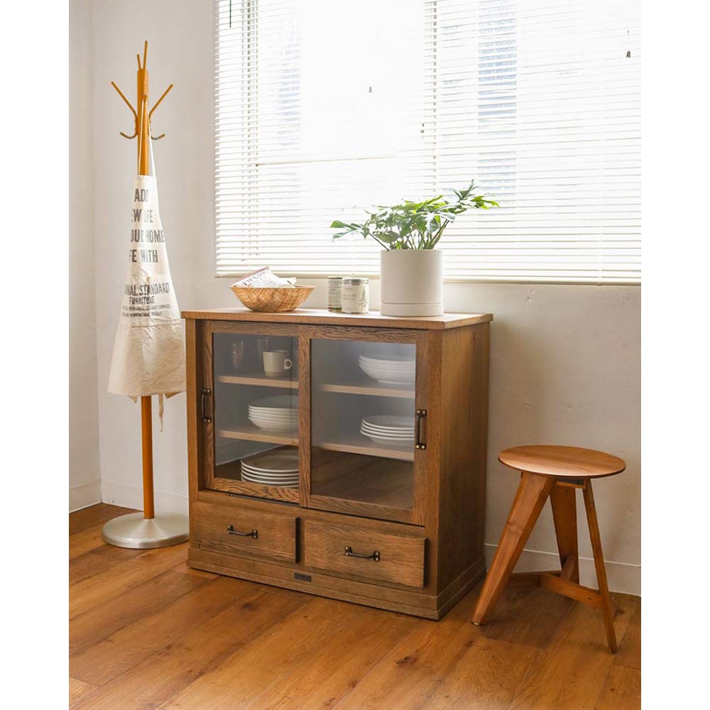 Elverson Glass Cabinet S with Drawers / JOURNAL STANDARD FURNITURE（ジャーナルスタンダードファニチャー） / キャビネット・チェスト・サイドボード / JSF10314_dt_26.jpg