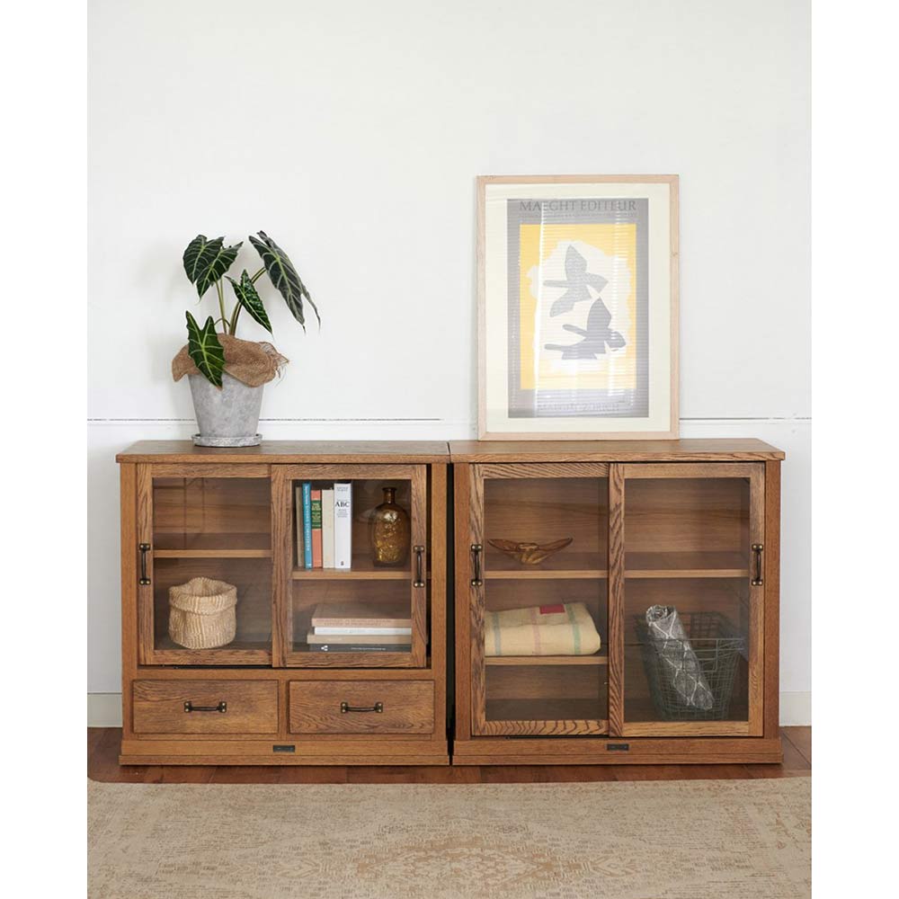 Elverson Glass Cabinet S with Drawers / JOURNAL STANDARD FURNITURE（ジャーナルスタンダードファニチャー） / キャビネット・チェスト・サイドボード / JSF10314_dt_27.jpg