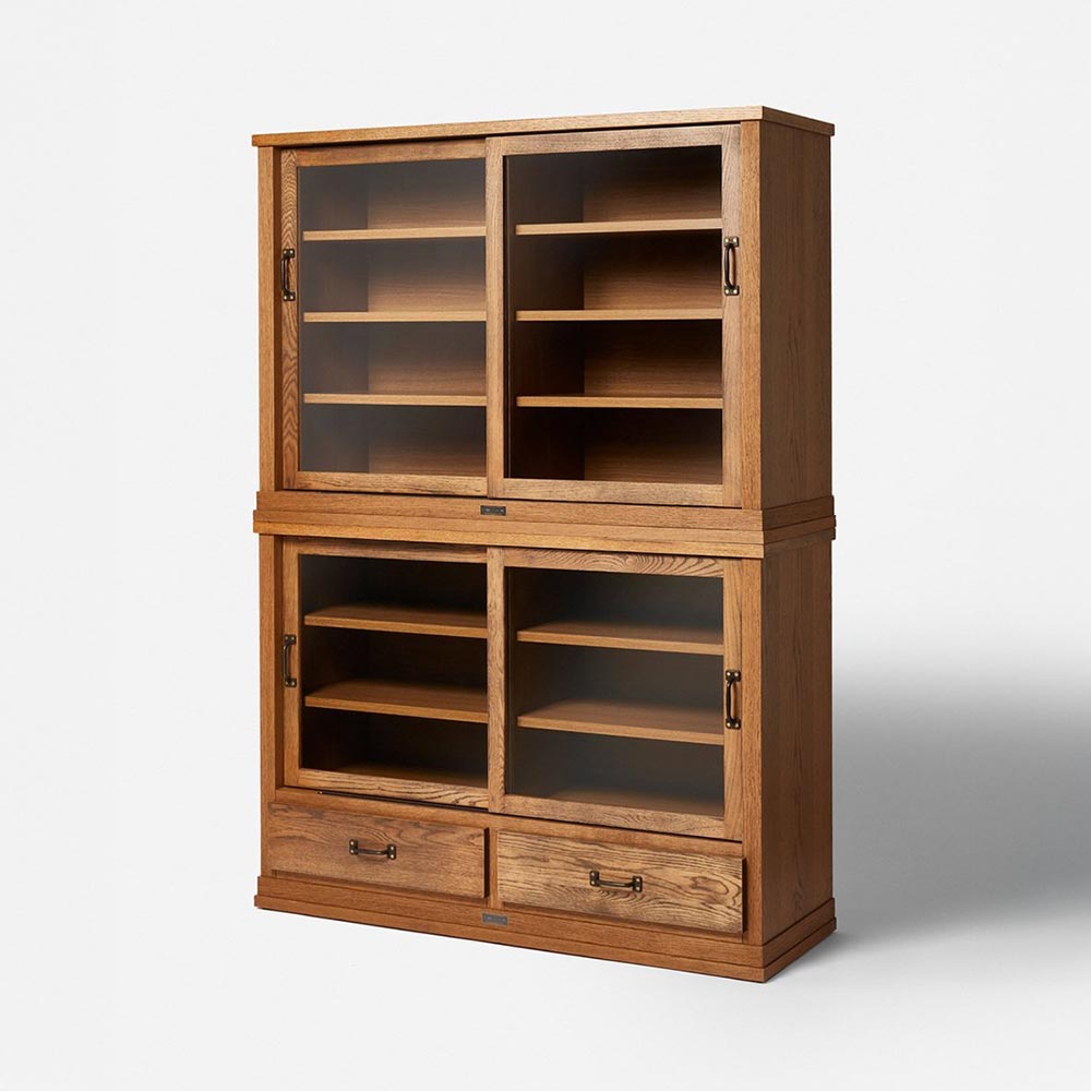 Elverson Glass Cabinet L with Drawers / JOURNAL STANDARD FURNITURE（ジャーナルスタンダードファニチャー） / キャビネット・チェスト・サイドボード / JSF10315_dt_03.jpg