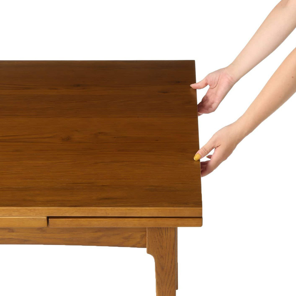 HABITAT DINING TABLE 2ND / JOURNAL STANDARD FURNITURE（ジャーナルスタンダードファニチャー） / エクステンションテーブル・バタフライテーブル・伸長テーブル / JSF10348_dt_08.jpg