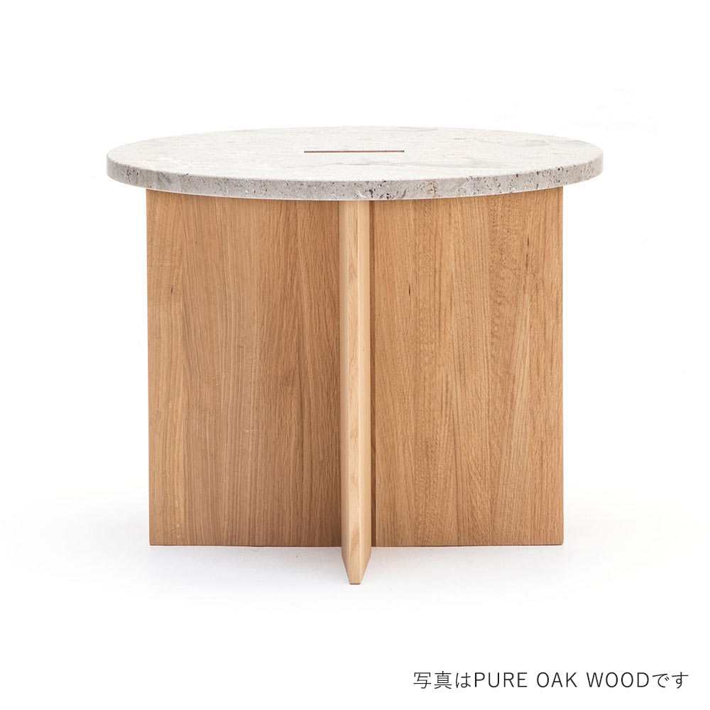 N-ST01 Small MARBLE TABLETOP / Karimoku Case（カリモクケース） / サイドテーブル・ナイトテーブル / KCS10009BLK_ma.jpg
