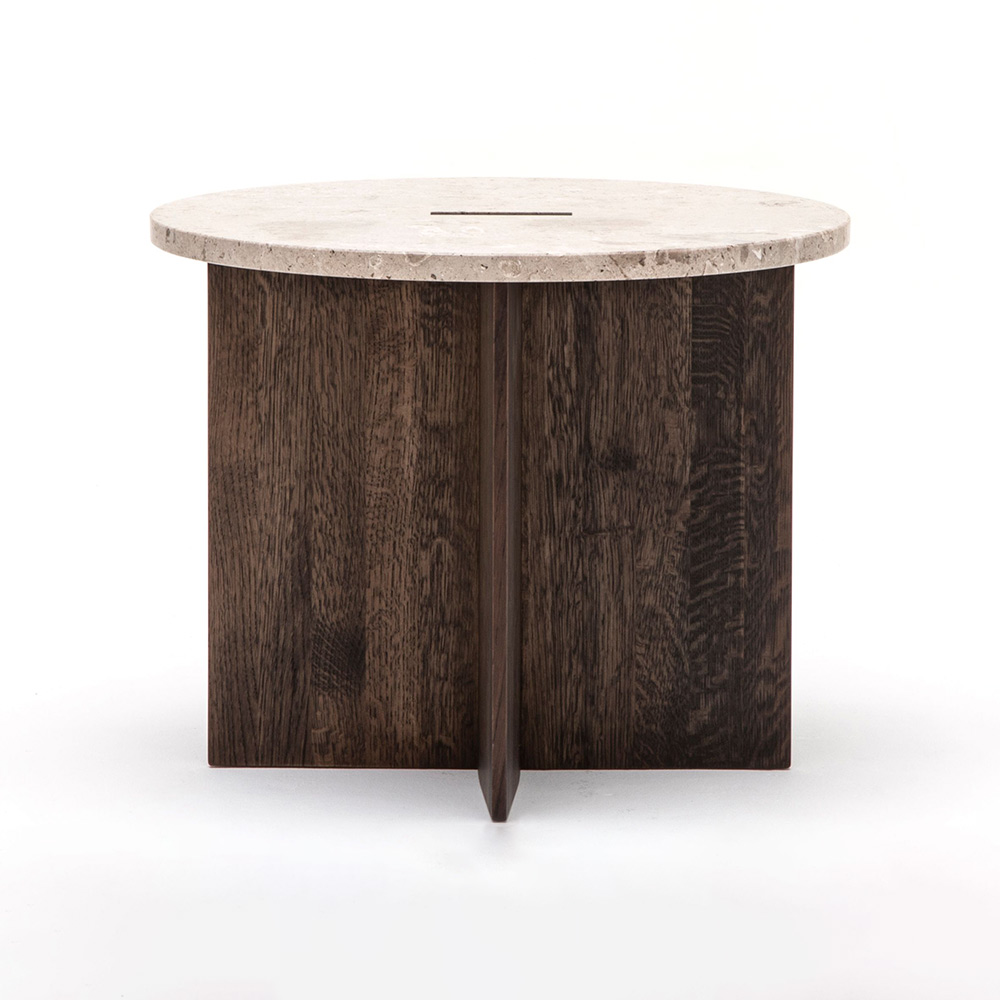 N-ST01 Small MARBLE TABLETOP / Karimoku Case（カリモクケース） / サイドテーブル・ナイトテーブル / KCS10009DBR_ma.jpg
