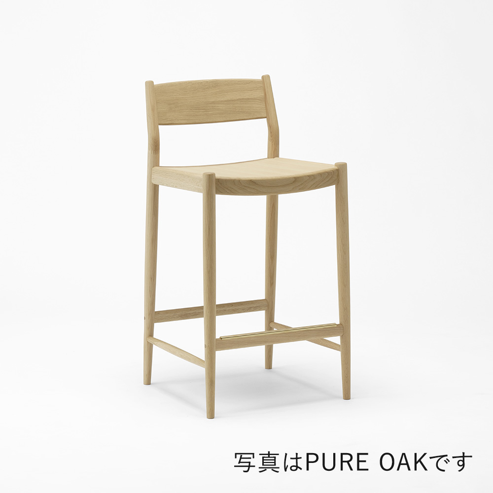 N-BS01 LOW WOOD / Karimoku Case（カリモクケース） / カウンターチェア・バーチェア / KCS10057MBR_ma.jpg