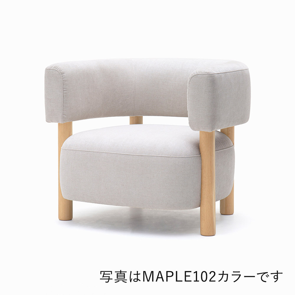 N-S03 1Seater PURE OAK_MOSS / Karimoku Case（カリモクケース） / 1人掛けソファ / KCS10204DBR_ma.jpg