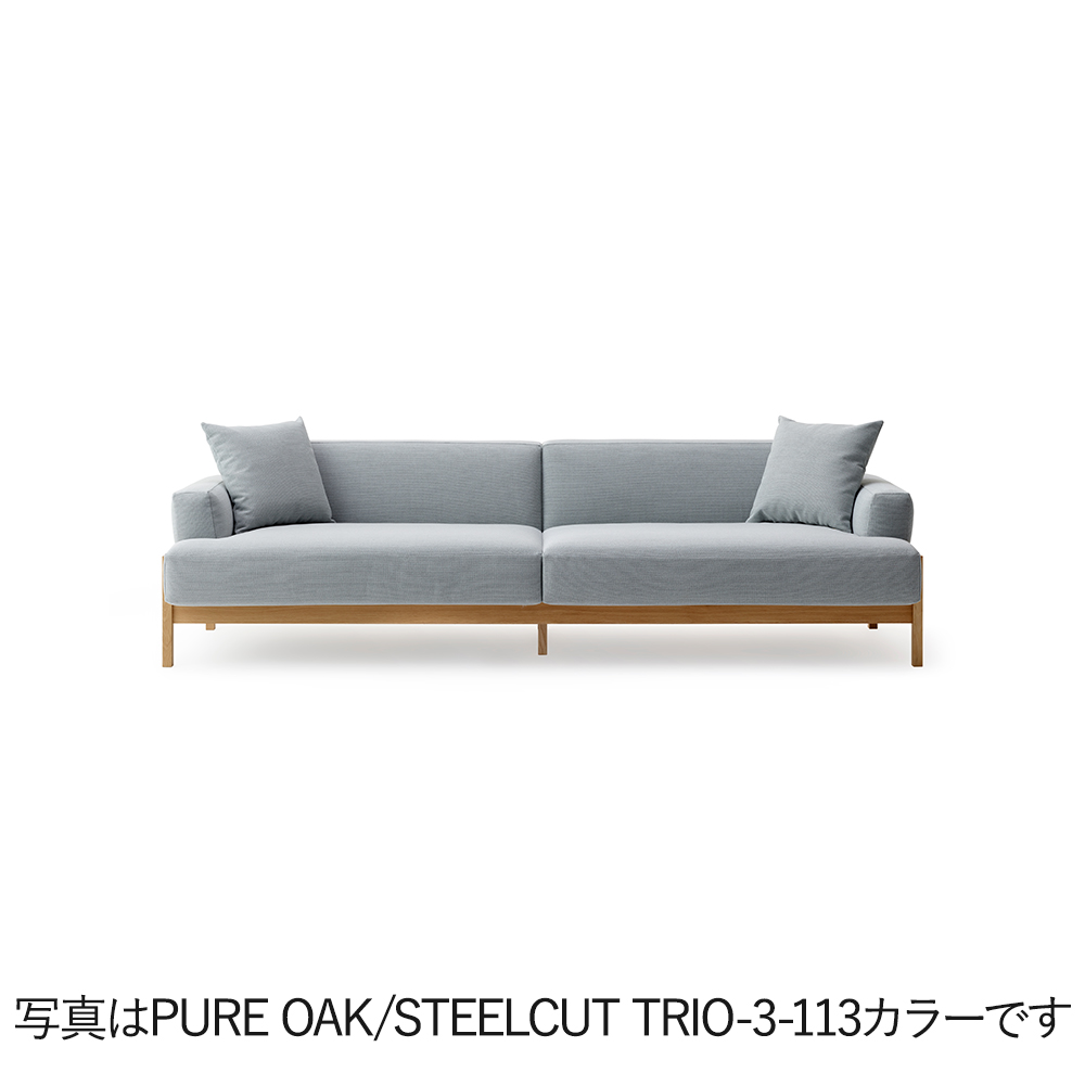 A-S01 3seater KEYAKI BROWN_VIDAR 4 / Karimoku Case(カリモクケース) / 3人掛けソファ / KCS10432WHT_ma.jpg