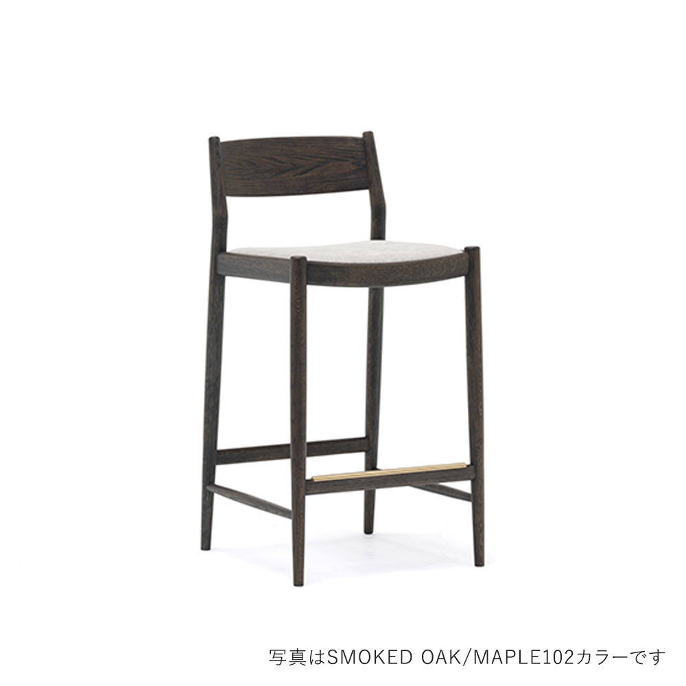N-BS01 LOW PURE OAK_MAPLE / Karimoku Case(カリモクケース) / カウンターチェア・バーチェア / KCS10506BLK_ma.jpg