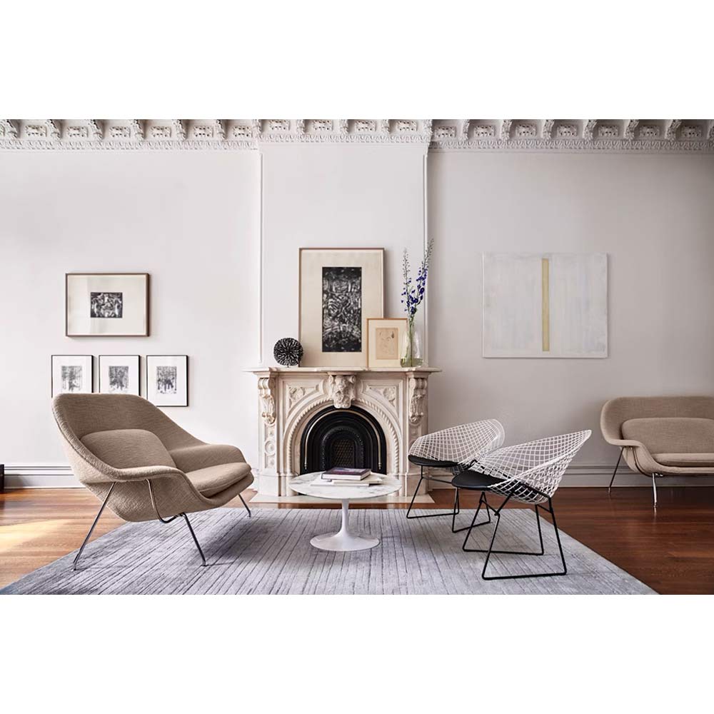 Bertoia Collection Diamond Arm Chair シートパッド付 ブラック / Knoll（ノル） / ラウンジチェア / KNL10036_dt_07.jpg
