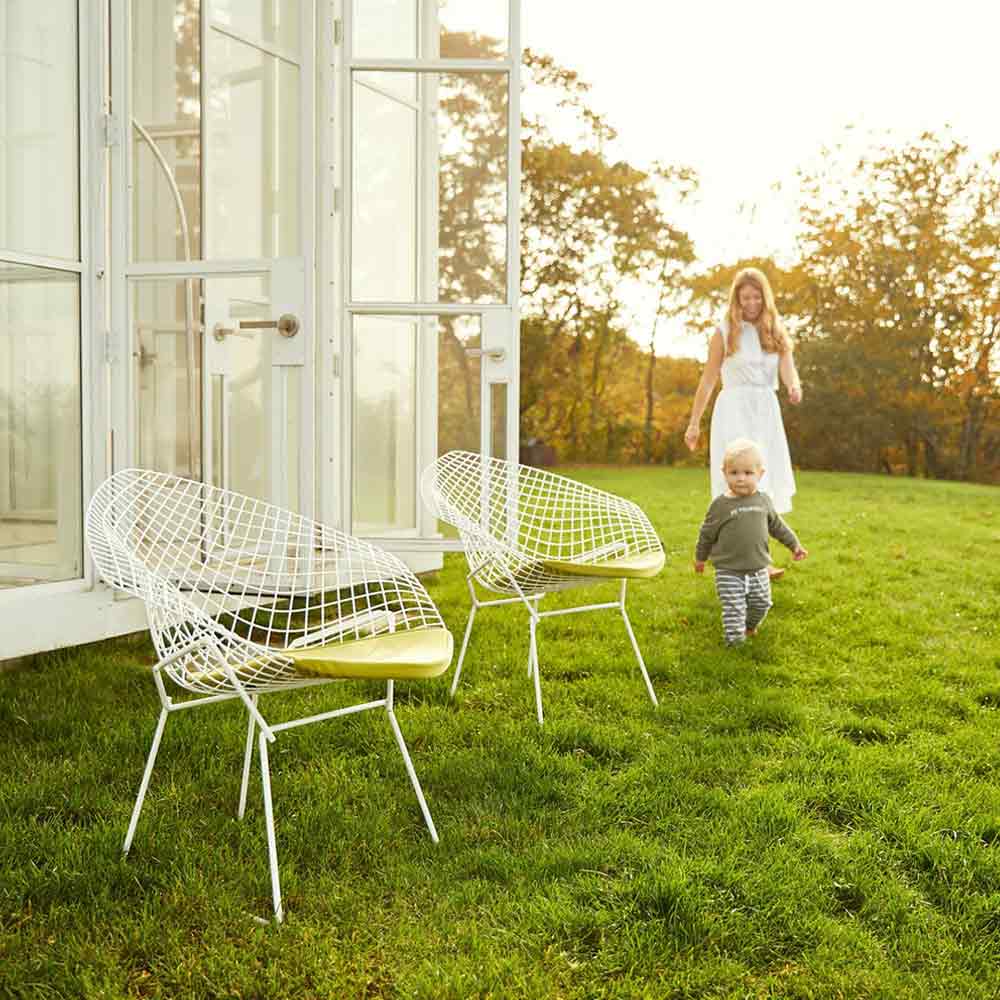 Bertoia Collection Diamond Arm Chair シートパッド付 ブラック / Knoll（ノル） / ラウンジチェア / KNL10036_dt_09.jpg