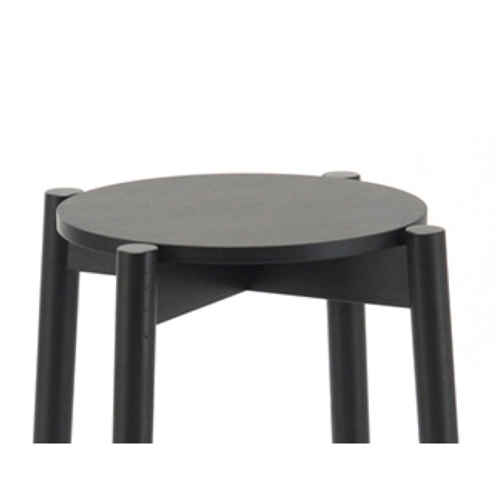 CASTOR BARSTOOL HIGH / Karimoku New Standard（カリモクニュースタンダード） / スツール / col_KNS10100BLK.jpg