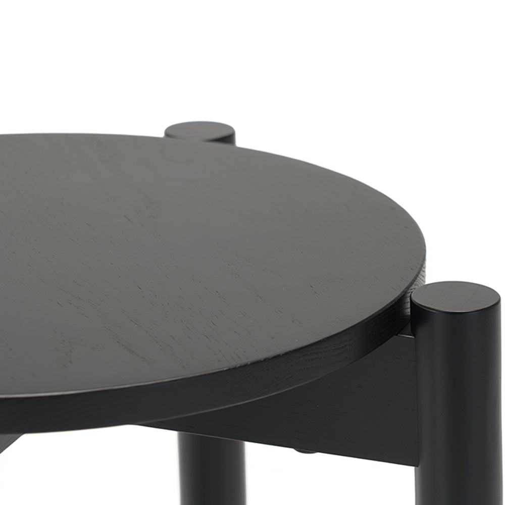 CASTOR STOOL PLUS / Karimoku New Standard（カリモクニュースタンダード） / スツール / col_KNS10103BLK.jpg