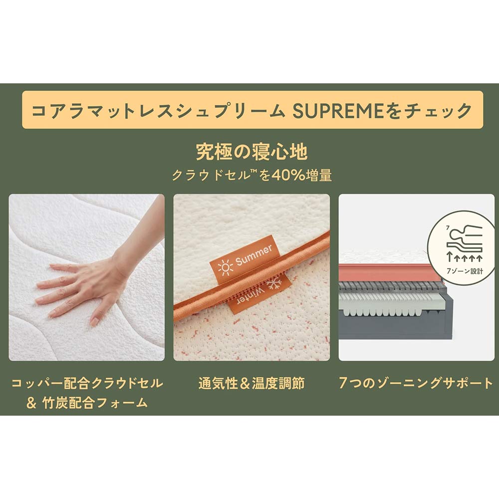 キング SUPREME コアラマットレスシュプリーム Koala / Koala（コアラ） / キングサイズマットレス / KSJ10017_dt_14.jpg
