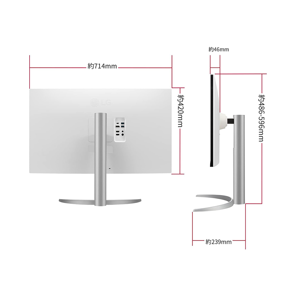 LG LG 31.5インチ モニター(32UP550N-W.AJL) / エルジー LG LG 31.5インチ モニター(32UP550N-W.AJL) / エルジー